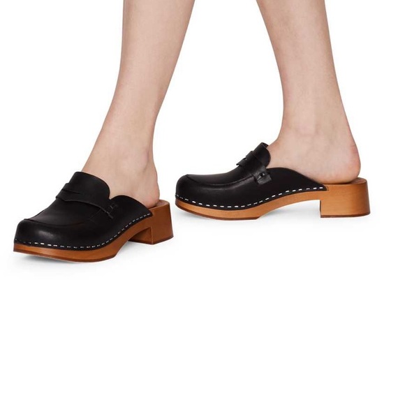 Free People Swedish Hasbeens NWT Loafer Slip In Clog Comfortable Fun Style ❤️🌈 - Picture 3 of 15